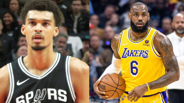 Victor Wembanyama e LeBron James.