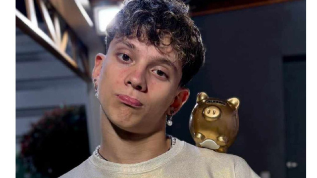 In foto Alessio, allievo di Amici &copy; Instagram