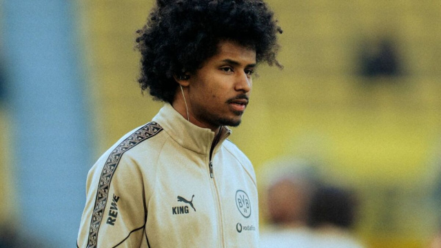 Karim Adeyemi, esterno del Borussia Dortmund. Foto &copy; Borussia Dortmund