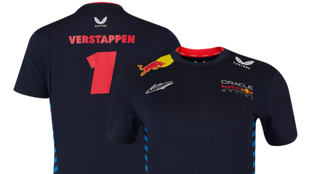 Maglietta da pilota Red Bull Racing 2024 Team Max Verstappen - Donna &copy; Creative Commons
