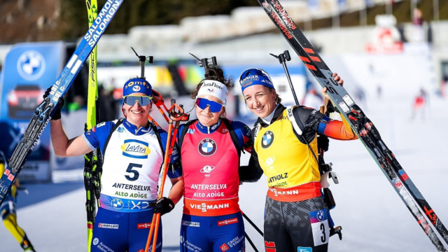 25.01.2025 - Lou Jeanmonnot vince anche il pursuit di Anterselva ... &copy; Creative Commons