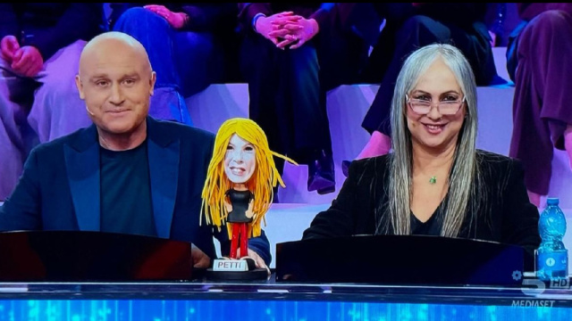 Rudy Zerbi e Alessandra Celentano &copy; Canale 5.