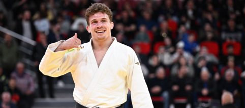 Leonardo Valeriani sul podio a Tbilisi: primo storico risultato nel Grand Slam