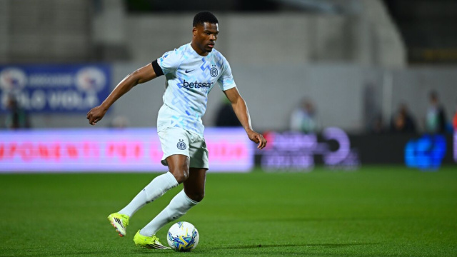 Denzel Dumfries, esterno dell'Inter. Foto &copy; Inter