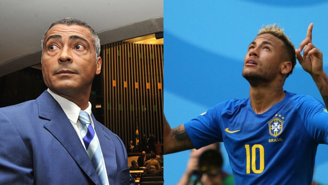 Romario e Neymar (Wikimedia Commons).