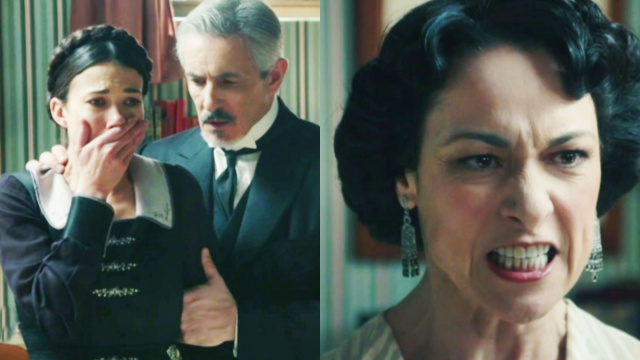 Teresa, Cristobal e Leocadia in scena © La Promessa