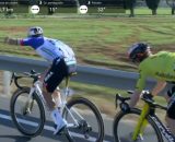 Remco Evenepoel e Jonas Vingegaard - &copy; Screenshot Eurosport