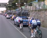 Tadej Pogacar alla Milano Sanremo - &copy; Screenshot Eurosport