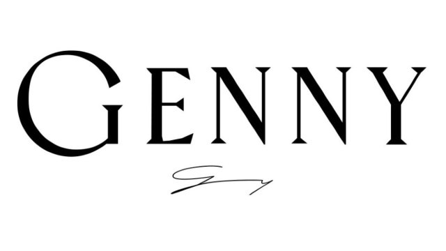 Il logo ufficiale della casa di moda Genny.