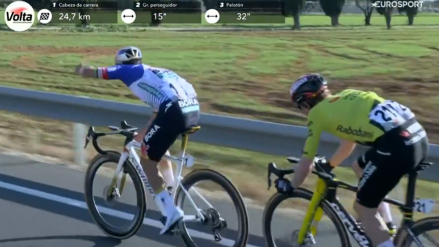 Remco Evenepoel e Jonas Vingegaard - &copy; Screenshot Eurosport
