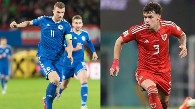Edin Dzeko e Neco Williams (Wikimedia Commons).