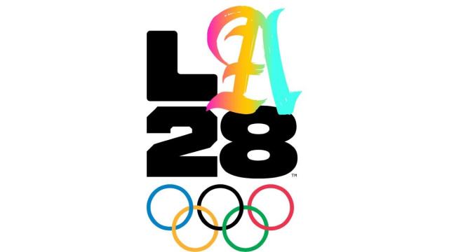 Il logo di Los Angeles 2028 (Wikimedia COmmons).