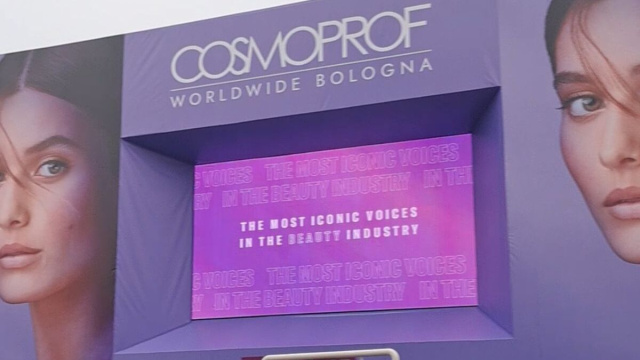 Diapositiva del Cosmoprof 2026 a Bologna Fiere- &copy; Katia Di Luna