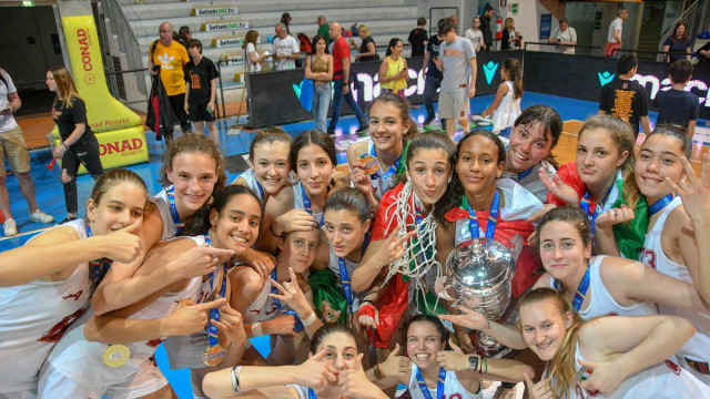 Finale U15 femminile, secondo scudetto di fila per Basket Roma. Le ... &copy; Creative Commons