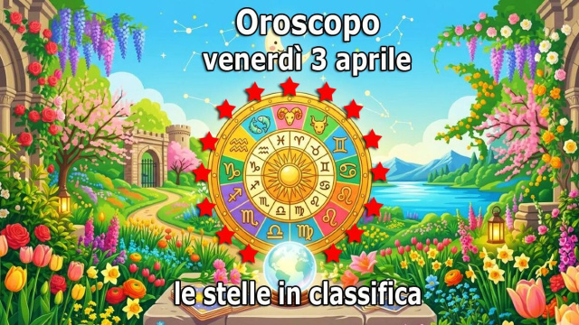 Locandina per l'oroscopo di venerd&igrave; 3 marzo e classifica - &copy; Copilot IA.