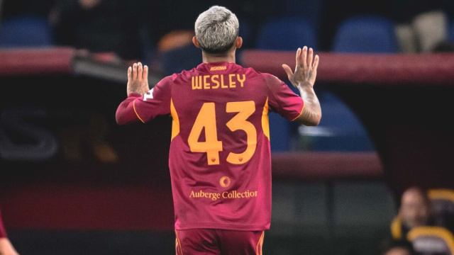 Wesley, terzino della Roma. Foto &copy; Roma