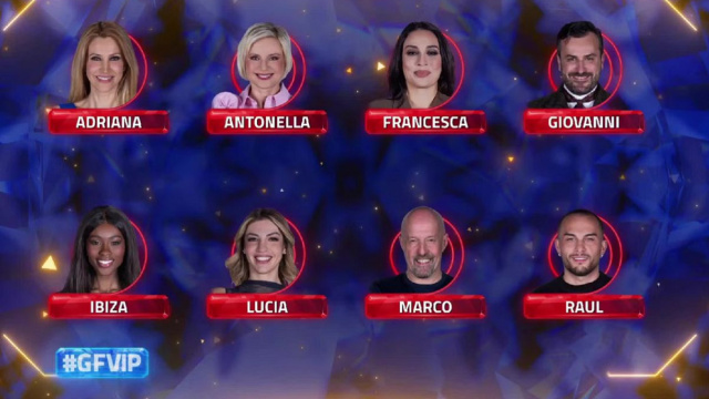 I concorrenti del GF Vip al televoto &copy; Mediaset