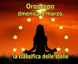 Locandina per l'oroscopo di domenica 8 marzo 2026 - &copy; Roberta Carsoli.