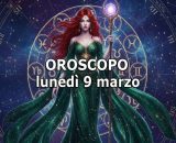 Locandina per l'oroscopo di luned&igrave; 9 marzo e classifica - &copy; Gemini IA.