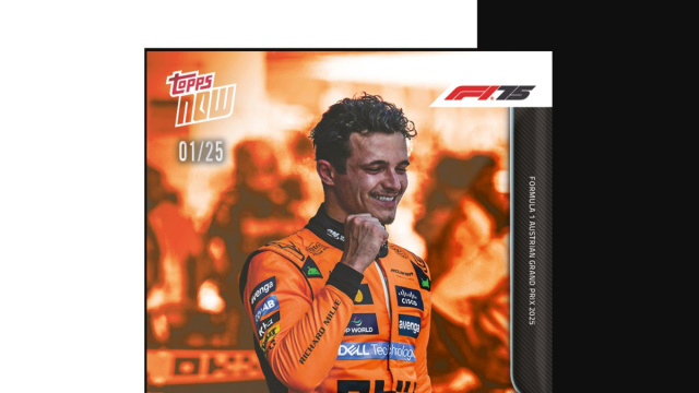 Lando Norris - 2025 Formula 1 Topps NOW - Card 47 &copy; Creative Commons