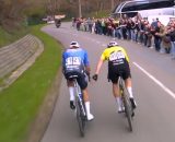 Mathieu Van der Poel e Wout van Aert alla Gand Wevelgem - &copy; Screenshot Eurosport