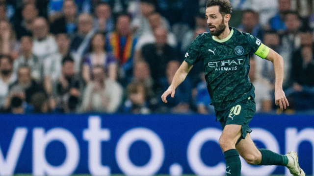 Bernardo Silva, centrocampista del Manchester City. Foto &copy; Manchester City