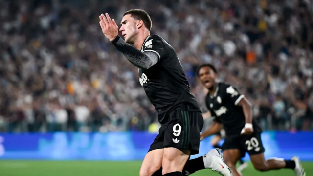 Dusan Vlahovic, attaccante della Juventus. Foto &copy; Juventus FC