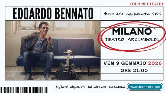 Edoardo Bennato - Sono Solo Canzonette - 9 gen 2026 - Milano  Evients &copy; Creative Commons