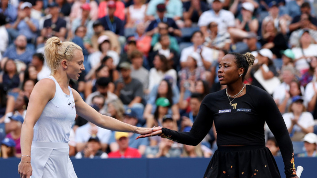 Katerina Siniakova e Taylor Townsend alle WTA Finals 2025, la ... &copy; Creative Commons
