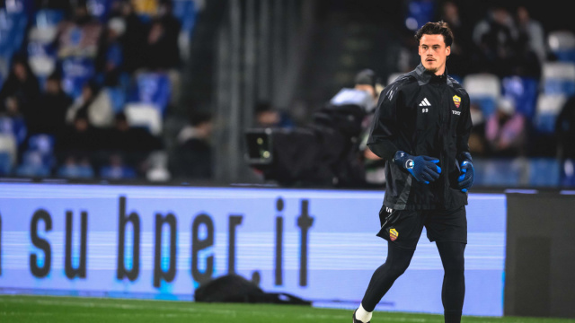 Mile Svilar, portiere della Roma. Foto &copy; Roma