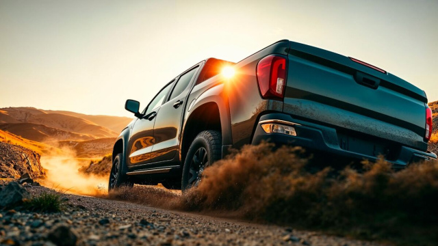 Un pickup durante la marcia - &copy; freepik.com