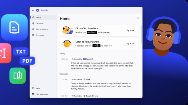 Speechify Digitazione Vocale per Windows &ndash; Scrivi 5&times; pi&ugrave; veloce ... &copy; Creative Commons