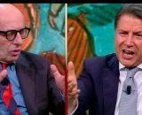 Alessandro Sallusti e Giuseppe Conte ospiti di Dimarted&igrave; (&copy; La7)