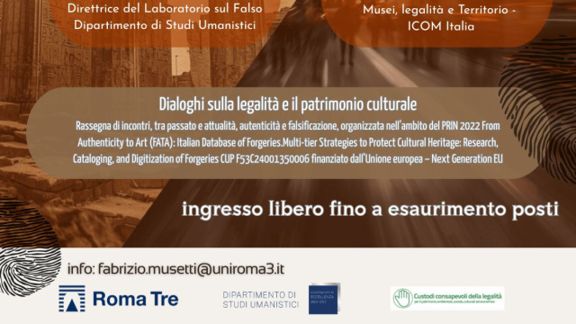 A Roma Tre, la falsificazione dei beni culturali tra storia e ... &copy; Creative Commons