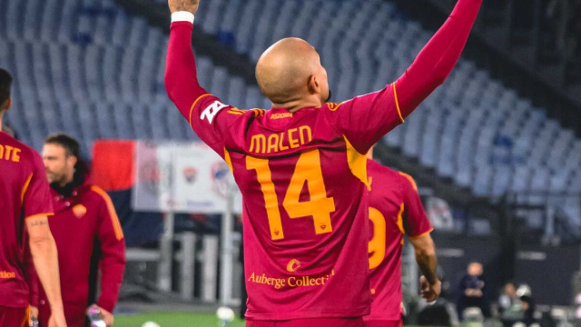 Donyell Malen, attaccante della Roma. Foto &copy; Roma