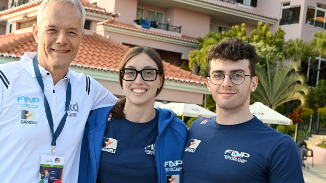 Europei Madeira, Federico Bicelli e Vittoria Bianco portabandiera ... &copy; Creative Commons