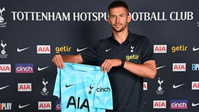 Guglielmo Vicario, portiere del Tottenham. Foto &copy; Tottenham