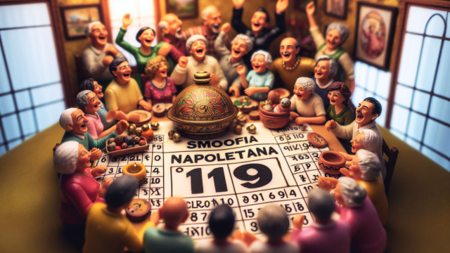 Numero 19 della Smorfia napoletana, 'a risa, per il segno Cancro. &copy; Immagine creata con Dall-E
