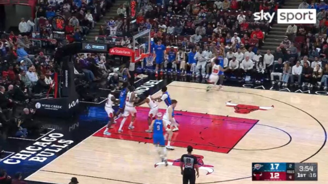 Oklahoma City Thunder hanno confermato il loro slancio espugnando Chicago (SKY).