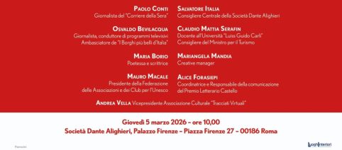 Premio Castello 2026: al via la ventesima edizione con sezione sui borghi