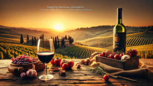 Numero 45 della Smorfia napoletana, 'o vino bbuono, per il Toro. &copy; Immagine creata con Dall-E