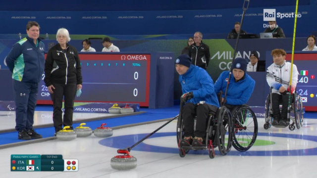 Paralimpiadi, curling doppio misto: Orietta Bert&ograve; e Paolo Ioriatti ... &copy; Creative Commons
