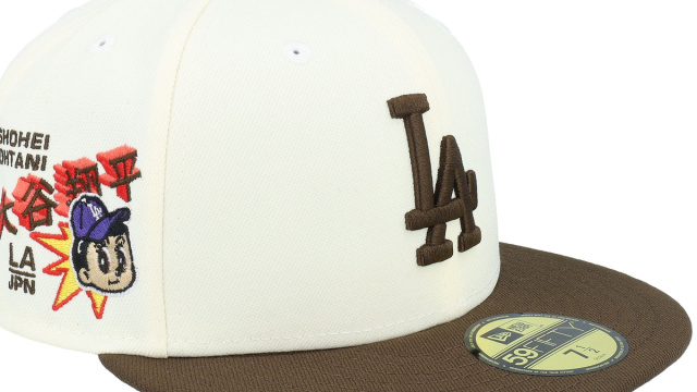 Los Angeles Dodgers Shohei Ohtani 59FIFTY Chrome/Walnut Fitted ... &copy; Creative Commons