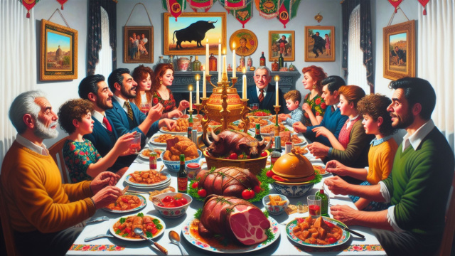 Numero 49 della Smorfia napoletana, 'o piezzo 'e carne, Toro. &copy; Immagine creata con Dall-E