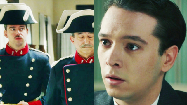 Santos e le guardie in scena © La Promessa