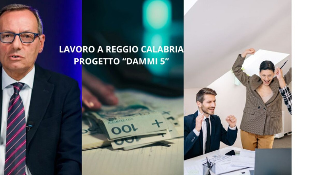 a sinistra il Sindaco Domenico Battaglia - lavoro a Reggio Calabria