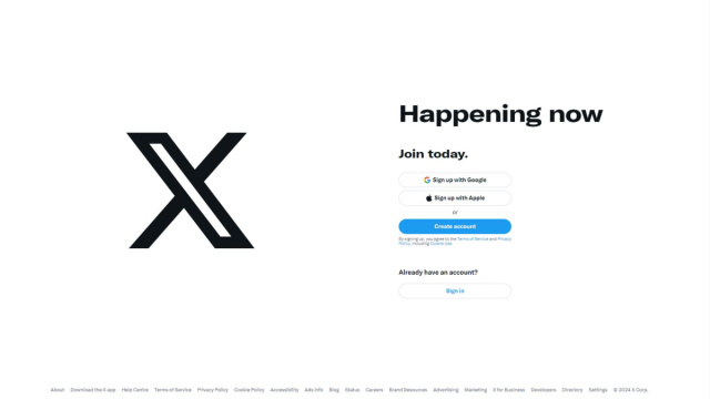 File:Screen of X (Twitter).png - Wikipedia &copy; Creative Commons