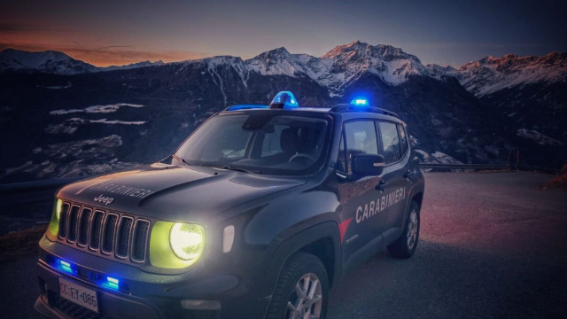 Un'automobile dei Carabinieri. (Dal sito ufficiale dei Carabinieri)