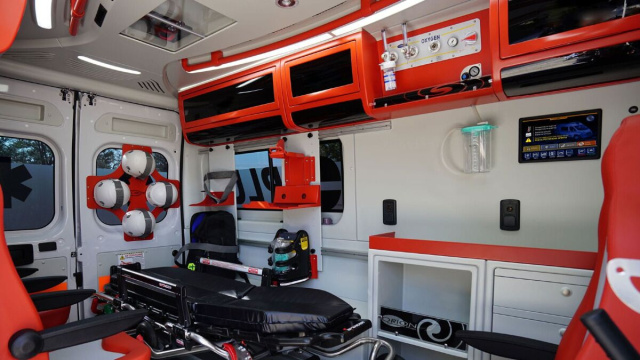 L'interno di un'ambulanza (Foto di repertorio).