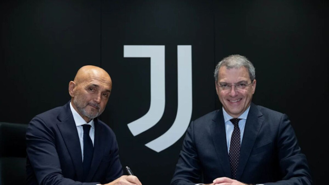 Luciano Spalletti e Damien Comolli. Foto &copy; Juventus